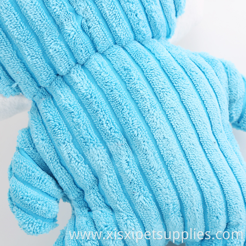 new Soft Pet Products Squeaky Plush Chew Dog Toy silicat brand dog shape